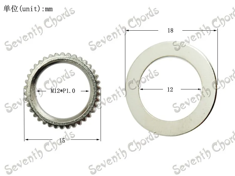 3 sets m12xp 10 kippschalter mutter washer pickup wahlschalter mutter dichtung für elektrische gitarre silber schwarz gold für wäh