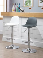 nordic bar chair high foot chair modern simple household lifting bar chair high stool back bar chair