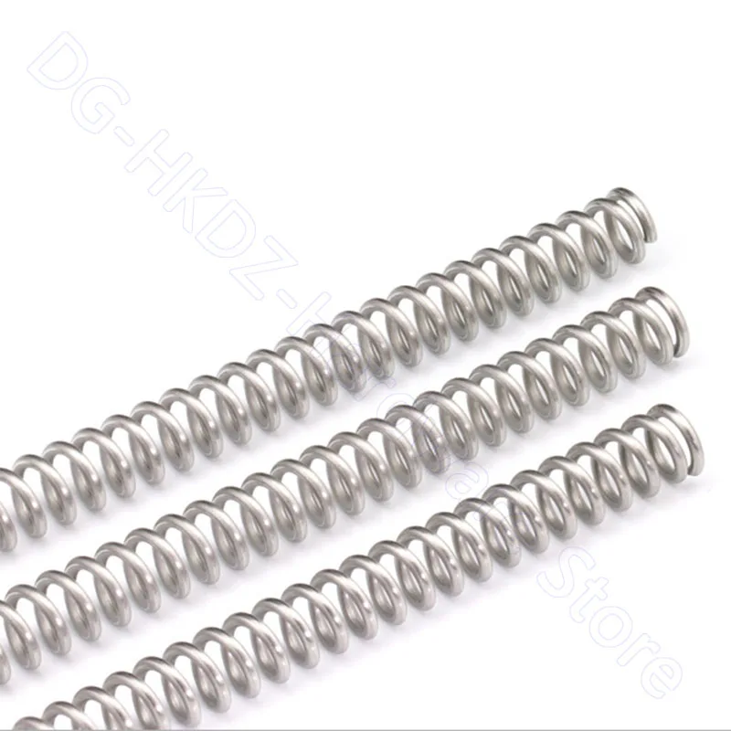 5pcs 305mm Compression Spring 304 Stainless Steel Pressure Wire Dia 0.3 0.4 0.5 0.6 0.7mm Outer 3 4 4.5 5 5.5 6-10mm | Обустройство