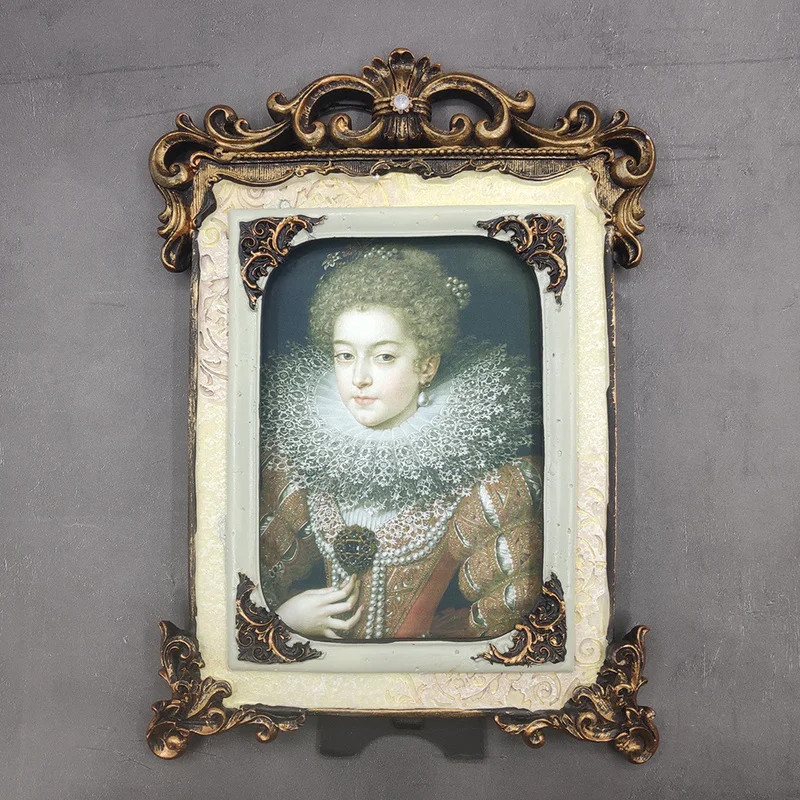

Classic American Style Picture Frames Vintage Rectangle Europe Picture Frames Rectangle Quadros Decorativos Modern Decor BD50FF
