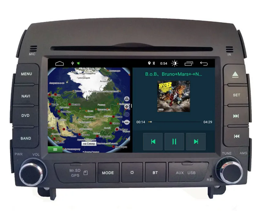 2din DSP Android9.0 автомобильный dvd-плеер для hyundai SONATA NF 2004-2008 YU XIANG Авторадио автомобильный мультимедийный gps-навигация, радио, стерео