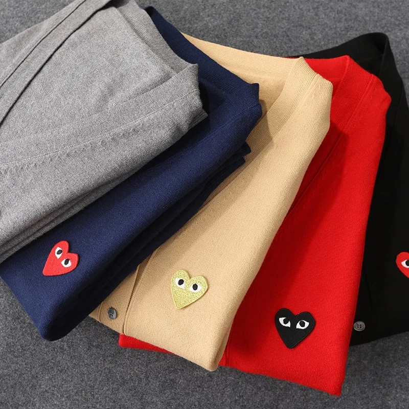 

Fashion Spring New Sweater Women's Knitted Cardigan Love Couple Parent-Child Wear Autumn Men's Sweaters Woman Coats