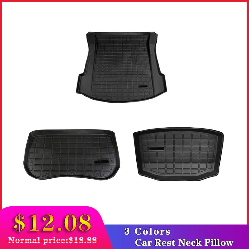 Черные коврики для багажника коврик хранения в заднем багажнике автомобиля