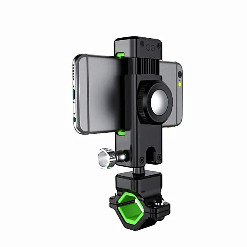 bike phone mount holder motocycle bracket with compass led 360 degrees for iphone 5s fitted hard cover protects mobile stander free global shipping