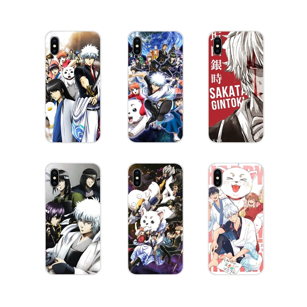 Для Samsung A10 A30 A40 A50 A60 A70 M30 Galaxy Note 2 3 4 5 8 9 10 PLUS Япония Аниме гинтама аксессуары чехлы