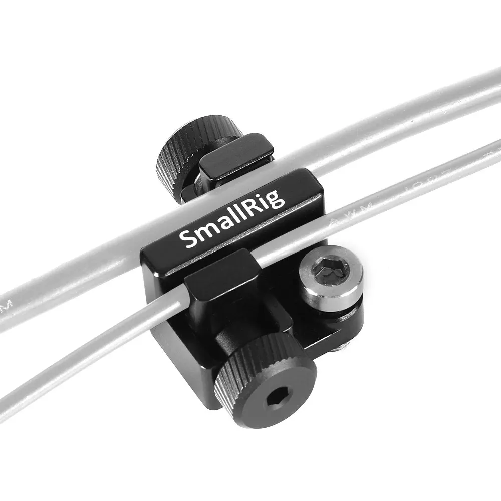 

SmallRig Universal Cable Clamp for DLSR Camera Fits Cables Diameter from 2-7mm such as microphone cable, power cable BSC2333
