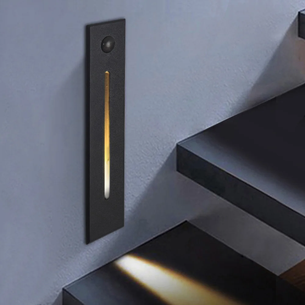 Светодиодный детектор 3 Вт Пассивный инфракрасный датчик движения ночное