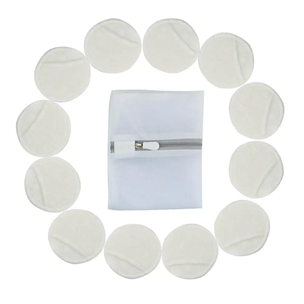 Бамбуковые подушечки для снятия макияжа многоразовые органические бамбуковые