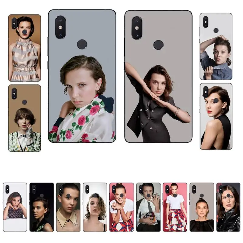

MaiYaCa Millie Bobby Brown Phone Case for Xiaomi mi 8 9 10 lite pro 9SE 5 6 X max 2 3 mix2s F1