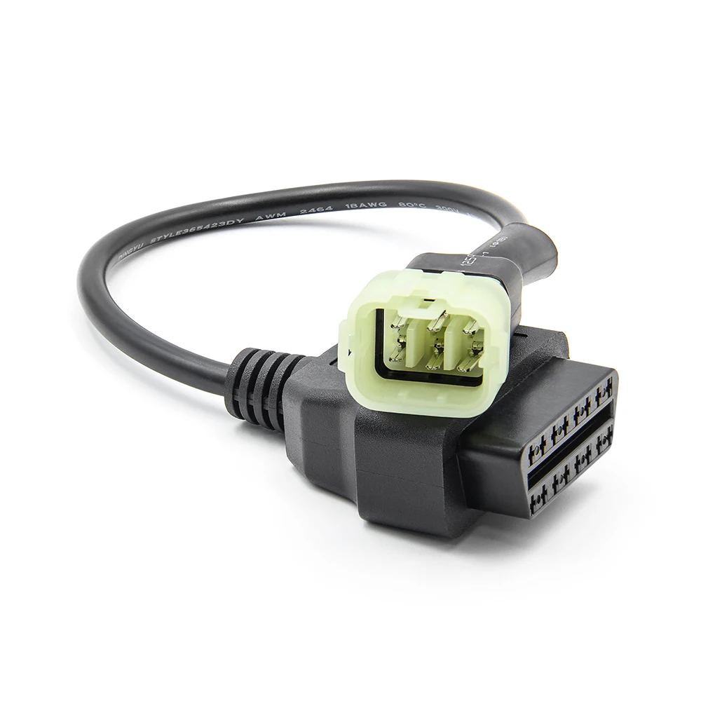OBD2 разъем для KTM мотоцикла 6 Pin до 16 адаптер диагностические инструменты Moto OBD 2