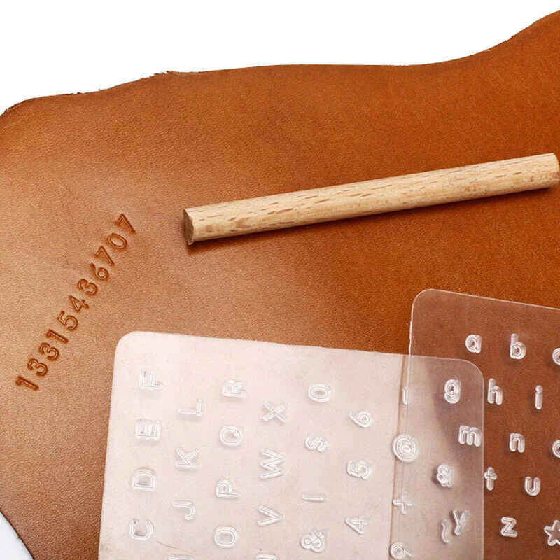 Вырезка кожа печать буквы Алфавит Номер логотип штамп ручной работы Запчасти для