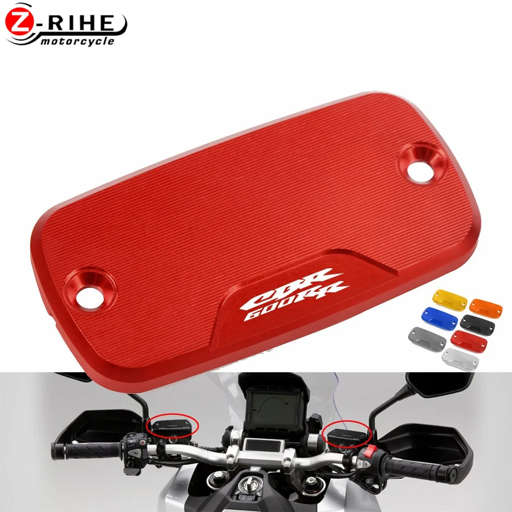 

1 Piece Motorcycle Accessories Fluid Tank Cap Power Part Front Brake Reservoir CNC Aluminum Cover For Honda CBR600RR CBR600 RR