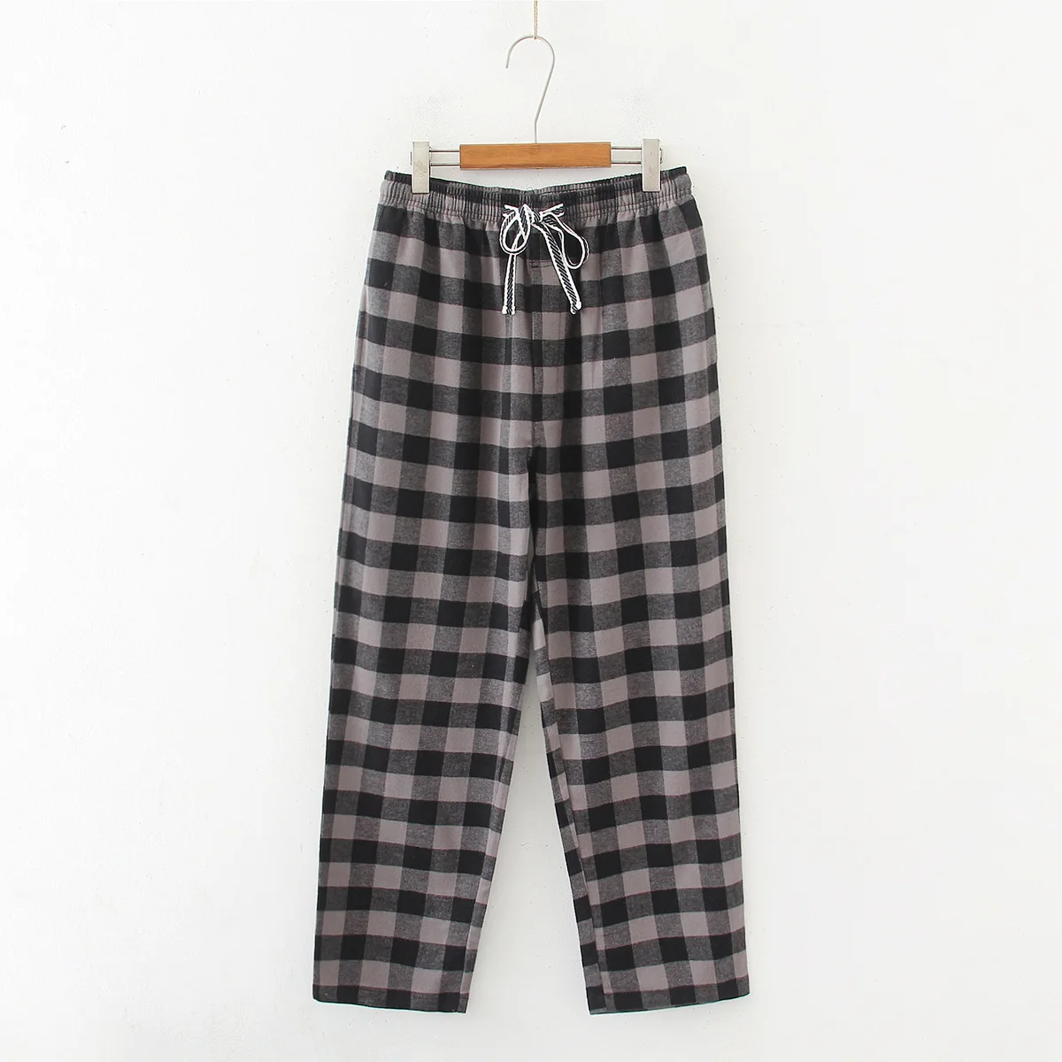 Spring Autumn Men 100%Cotton Pajama Pants Male Plaid Trousers Men Casual Pantalone pijama hombre lounge wear Sleep Bottoms S-XXL mens pjs