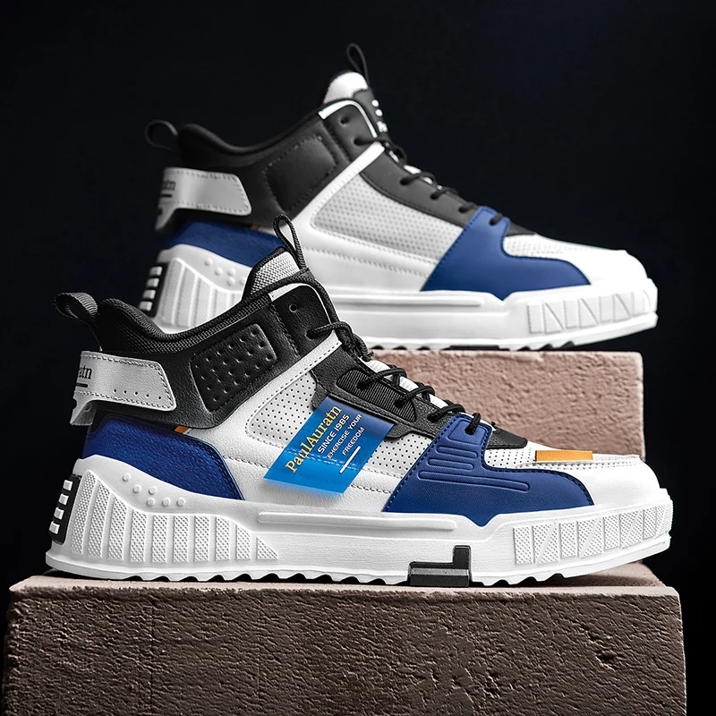 

Times New Roman 2022 Winter Street Style Men's Motorcycle Boots Heigiht Increasing Light Adult Man Sport Casual Shoes Sneakers