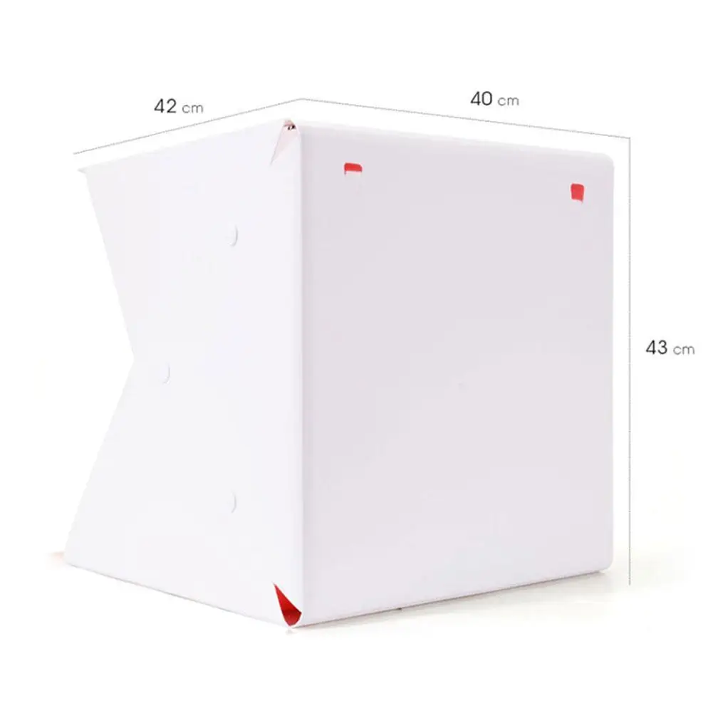 

Mini LED Folding Photo Background Light Box Softbox Kit Photography For Photo With Lamp Background Studio For Photography B8F7
