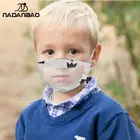 Прозрачная маска NADANBAO с надписью на губах, Пыленепроницаемая многоразовая маска для лица для взрослых, милая детская маска для лица с мультяшным принтом