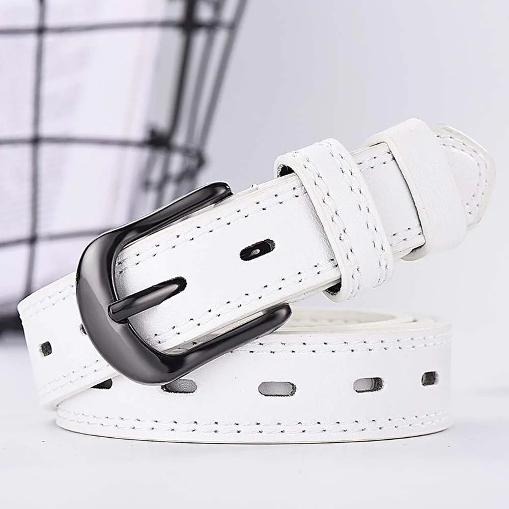

Fashion PU Women Belt Classic Solid Leather Waistband Wide Belt Ladies Strap Belts Solid Adjust PU Leather
