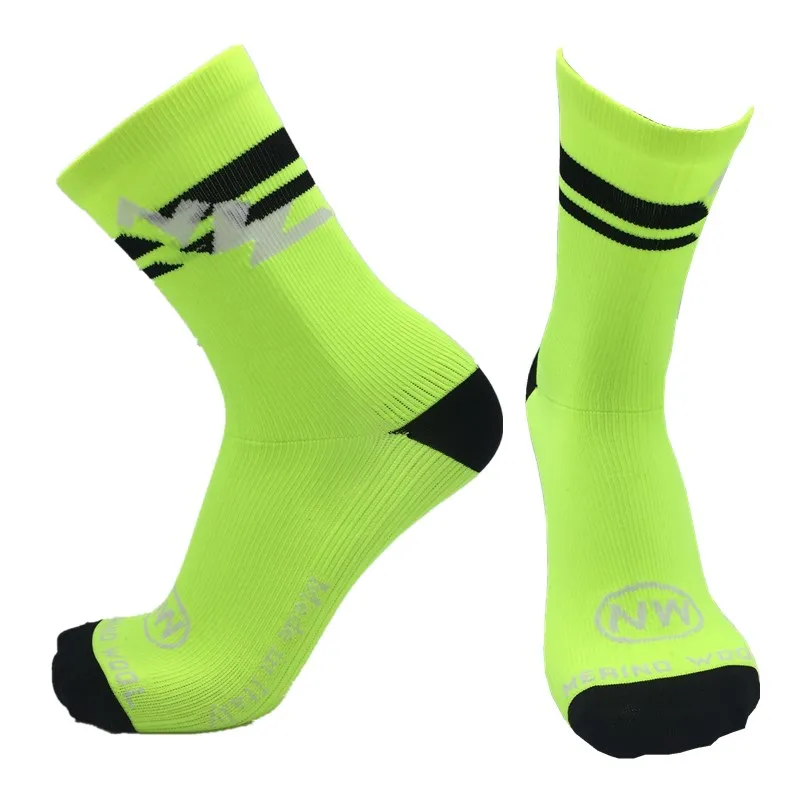 Новые спортивные носки для бега компрессионные велосипедные мужские женские