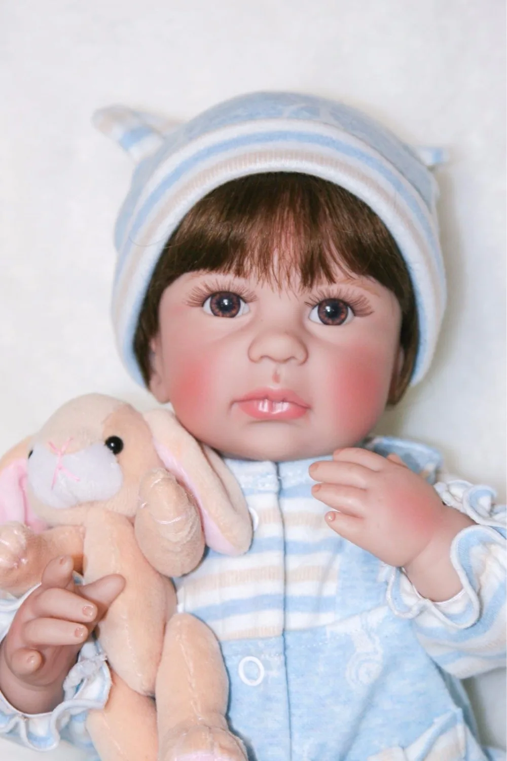 Полностью силиконовая виниловая кукла реборн BZDOLL Реалистичная