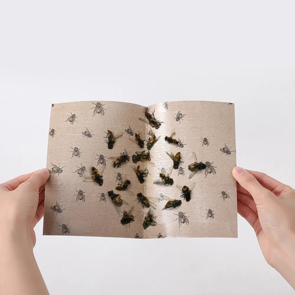 Strong Flies Traps Glue Bugs Sticky Board Catching Aphid Insects Killer Pest Control Whitefly Thrip Leafminer Sticker | Дом и сад