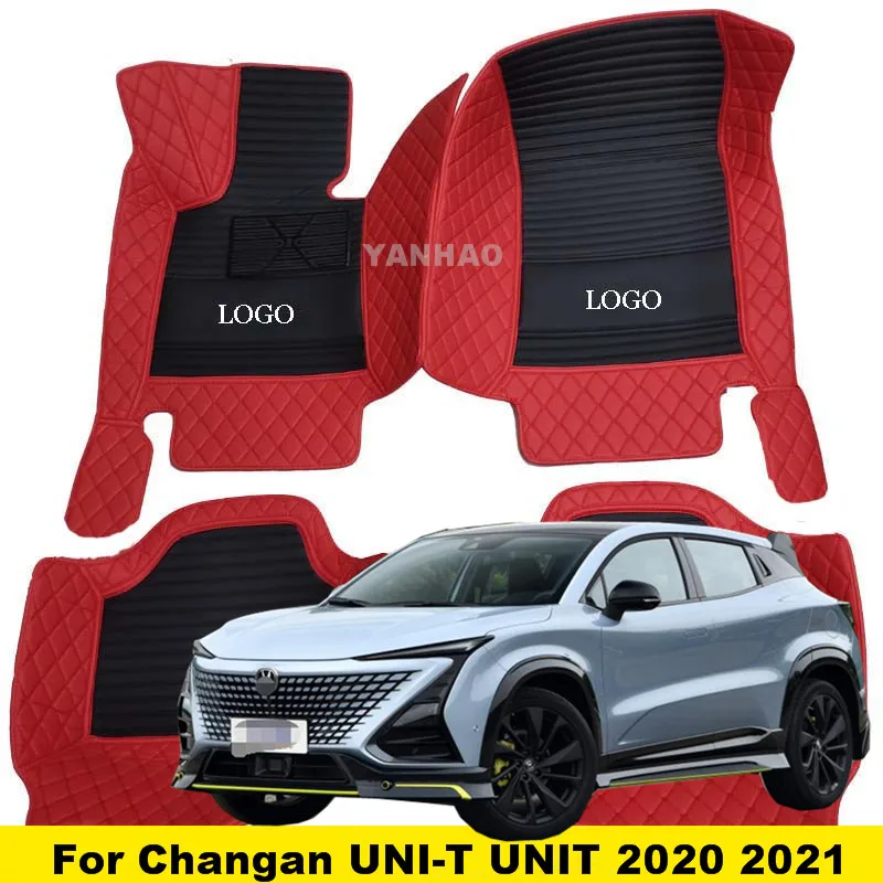 

Пользовательские автомобильные коврики для Changan UNI-T UNIT 2020 2021, кожаные аксессуары для украшения салона автомобиля, автомобильные коврики
