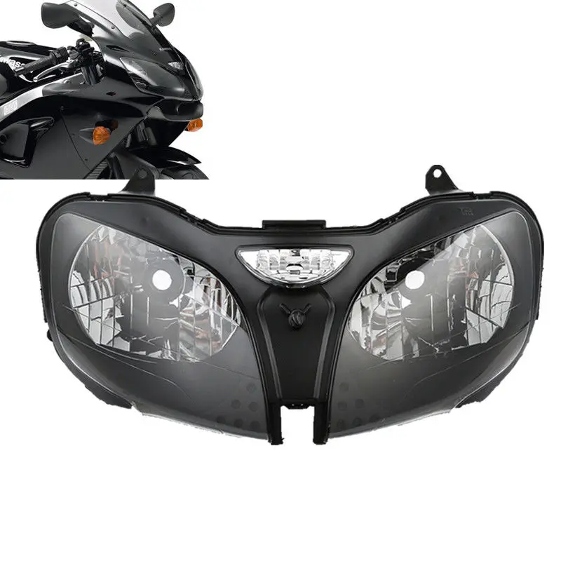 Передняя фара в сборе для мотоцикла Kawasaki Ninja ZZR600 ZX6R 00-02 ZX9R 2000-2003 2001 2002 |