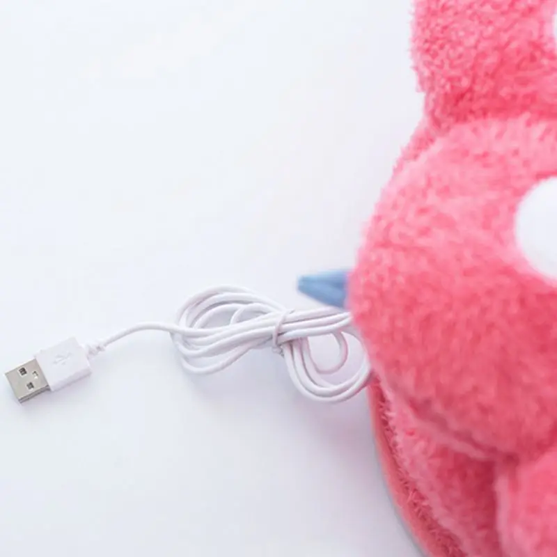 Новый симпатичный удобный подогреваемый мультяшный коврик для мыши USB мощный