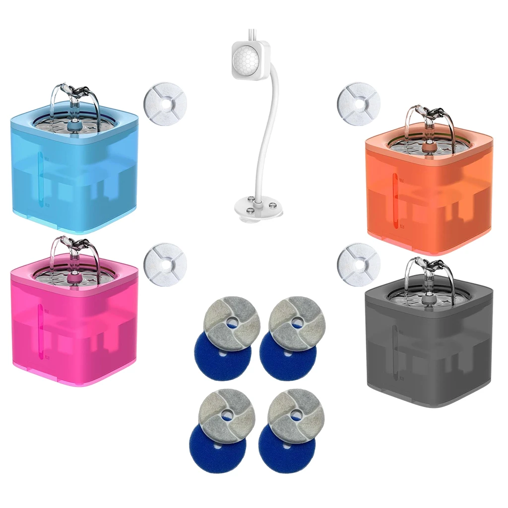 

2L Small Pets Cats Electric Vehicle Water Fountain Dispenser Super Quiet