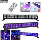 Дискотеки 24X3W, УФ фиолетовые черные огни, Dj-лампы, Par Светодиодная лампа для вечеринки, свадьбы, вечеринки, освещение для сцены, лазерный проектор, огни