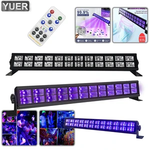 Дискотеки 24X3W, УФ фиолетовые черные огни, Dj-лампы, Par Светодиодная лампа для вечеринки, свадьбы, вечеринки, освещение для сцены, лазерный проектор, огни