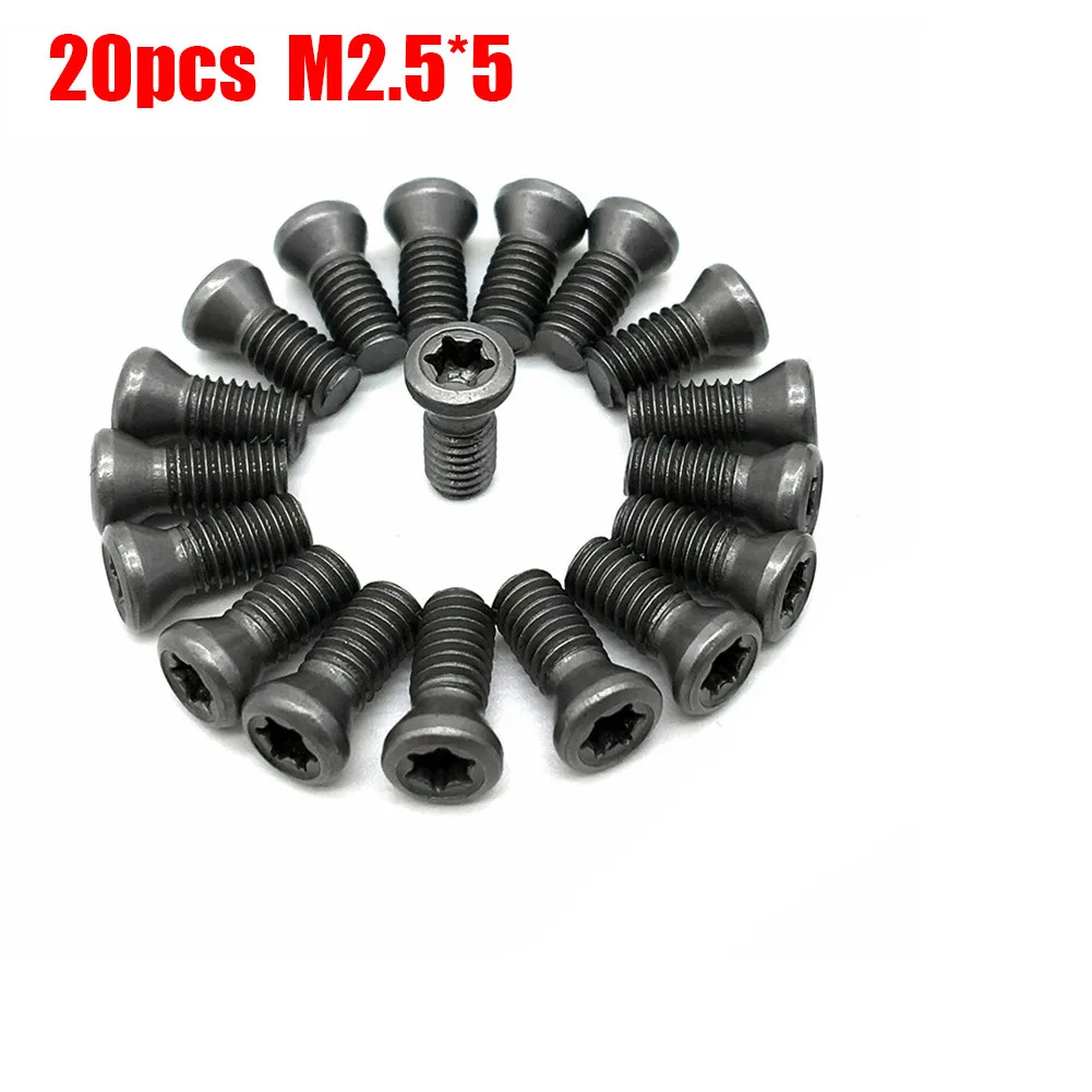 

For Screw Inserts Lathe Tools M2 M2.5 M3 M3.5 M4 M5 Metal Replace 20 Pcs