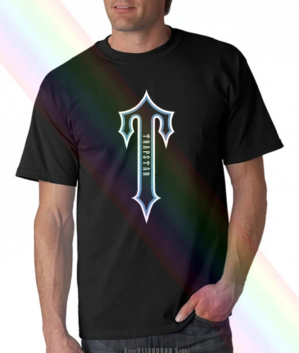 

New 899 Trapstar Black Irongate T Outline Reprintonly T shirt Size