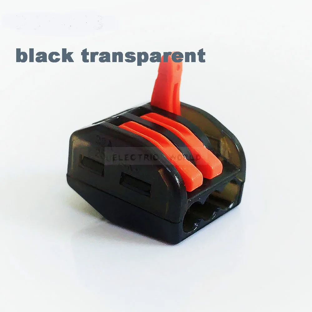 cable connector transparent fast wire Connect Universal plug in wiring power Connector push-in connection | Обустройство дома
