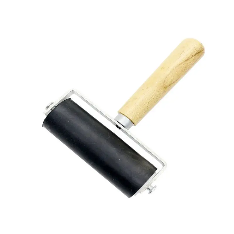 

Rubber Roller Brush Embossing Roller Non-Slip Handle Children's Woodcut Engraving Tool Rubbing Ink Rubber Roller Brush