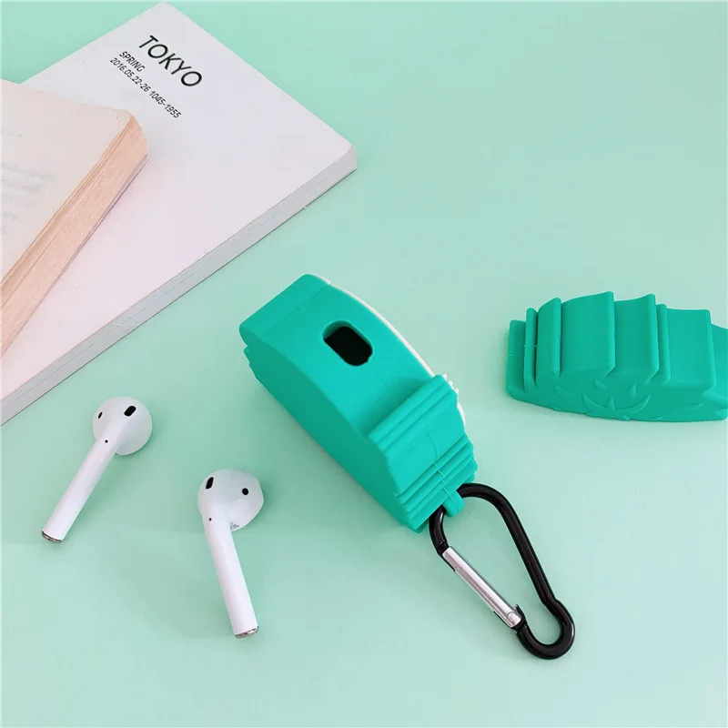 Мягкий силиконовый чехол для наушников Apple Airpods 2 1 с японскими героями