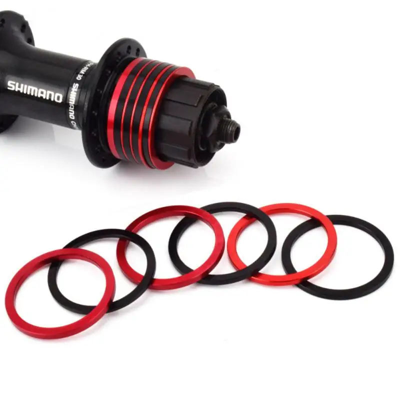 

1pcs Bicycle Bottom Bracket BB Axis Washer Hub Freewheel Flywheel Alloy Gasket MTB Road Bike Parts Mountain Bike Accessories New