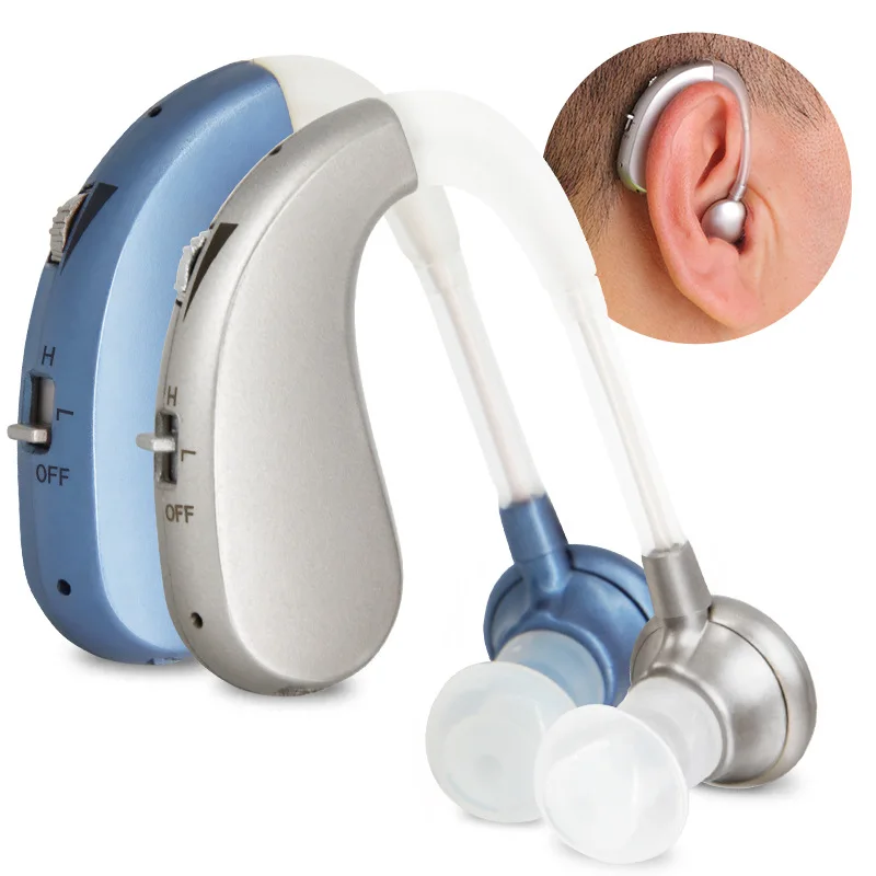 

More Glory Hearing Aid Rechargeable Digital Hearing Amplifiers Wireless Mini Hearing Aids for 80-90dB Moderate Loss VHP-1206