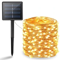 outdoor solar string fairy lights 10m 20m led solar lamps 100200leds waterproof garland christmas decoration for garden street
