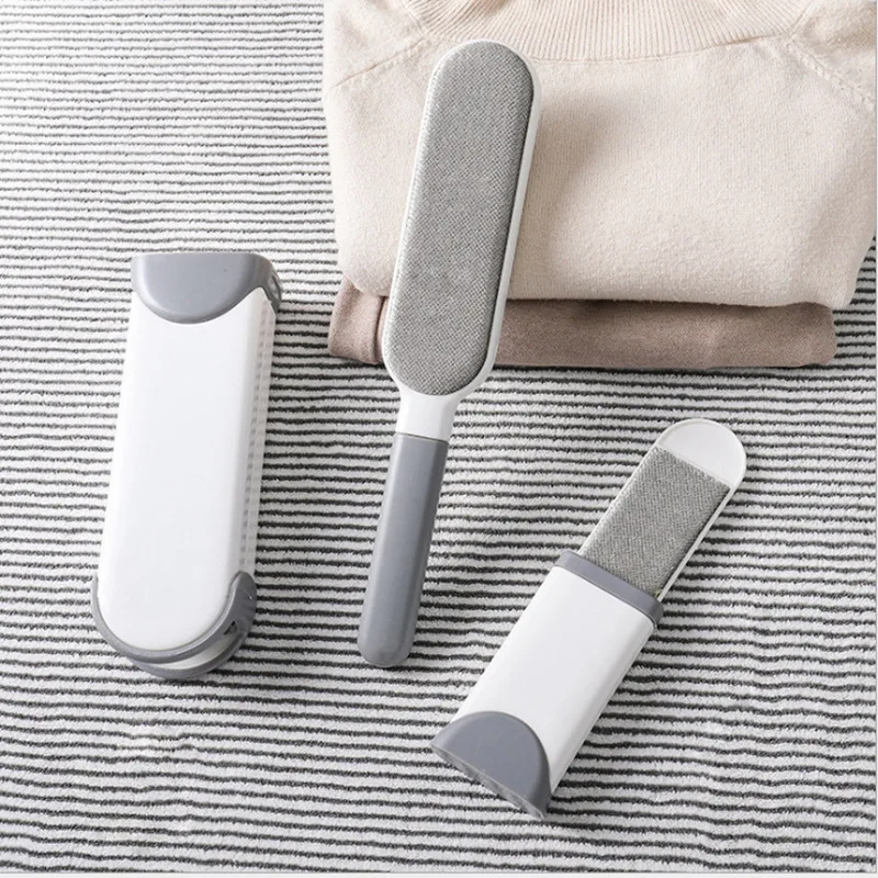 

Powerful Double-sided Clothes Shaver Lint Removers Sticky Hair Brush Clothes Cleaning Roller Brush Lint Remover for Clothing