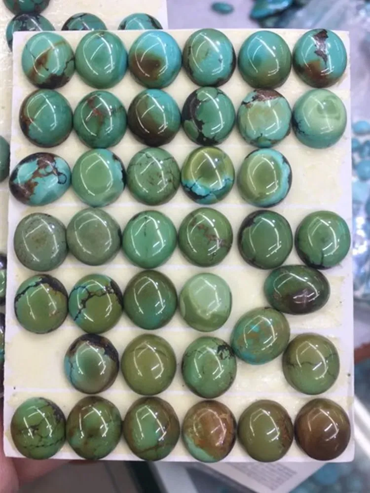 Precious Gems real natural turquoise bare wholesale oval squares used for mosaic earrings rings pendent inlays Large particles