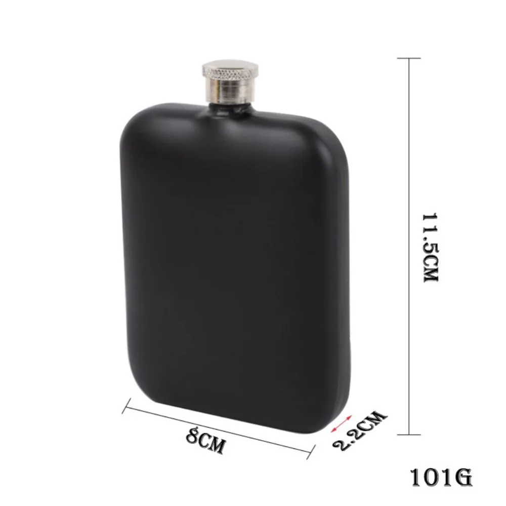 5 унций яркий цвет нержавеющая сталь металл модный простой алкогольный горшок