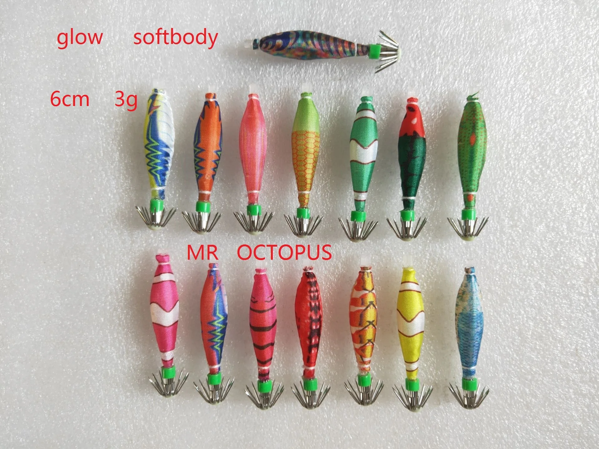 20 штук крючков для кальмаров кальмаров. Приманки джиг. Рыболовная приманка