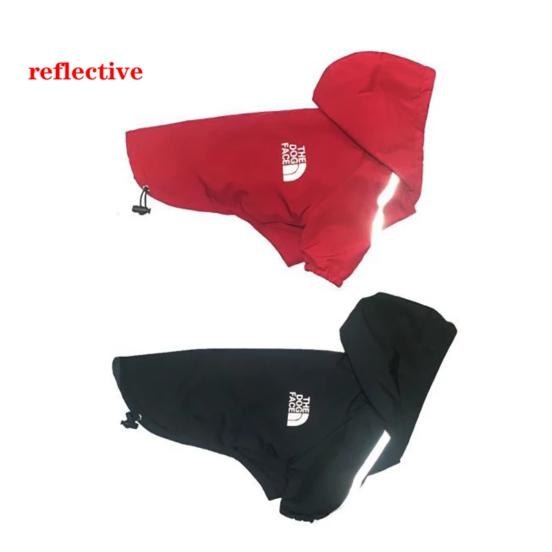 Зимнее пальто для собак одежда домашних питомцев с лицом собаки теплая куртка