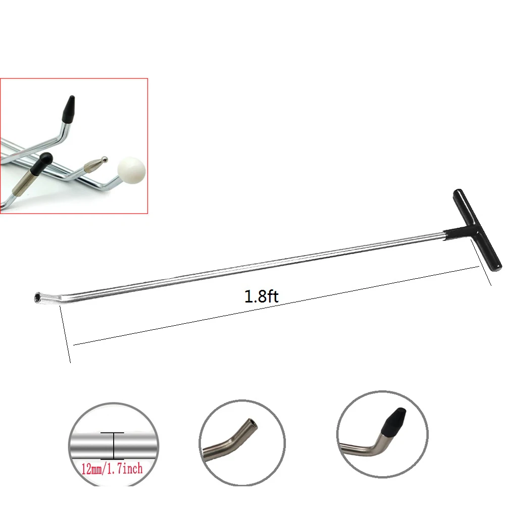 melhor Ferramentas De Pdr Para O Corpo Automático Dent Paintless Repair Gancho Push Rod Primavera Aço Porta Do Carro Dent Dings Ferramentas Remoção Dent