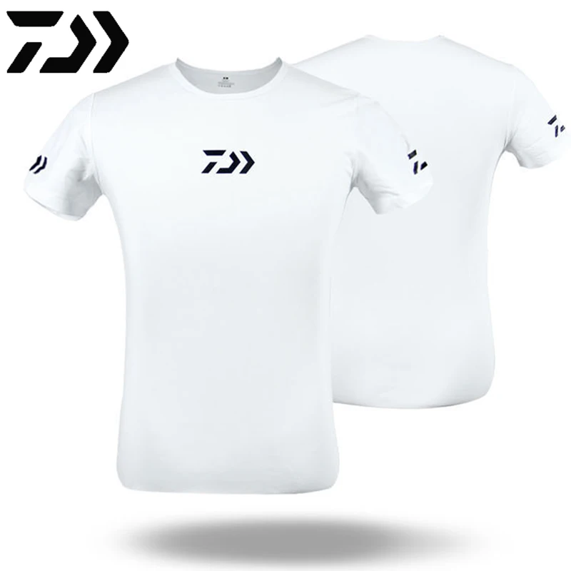 

2021 Daiwa Fishing Shirts Summer Short Sleeve Deep Sea Sunscreen Breathable Clothes Anti-uv Ultrathin Fishing Shirts