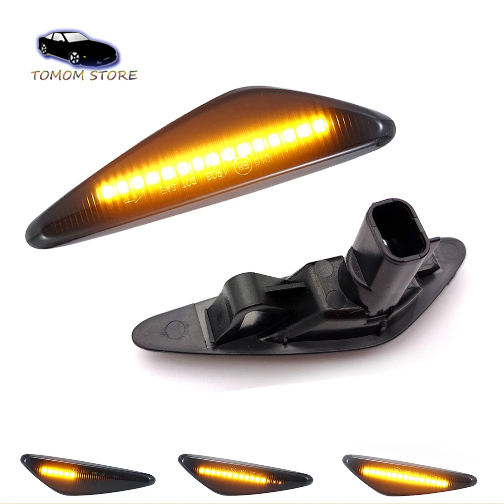 

2x LED Dynamic Turn Signal Indicator Light for Nissan Lafesta Highway Star Fiat 124 Spider Mazda RX-8 MX-5 Miata Mazda 6 Atenza