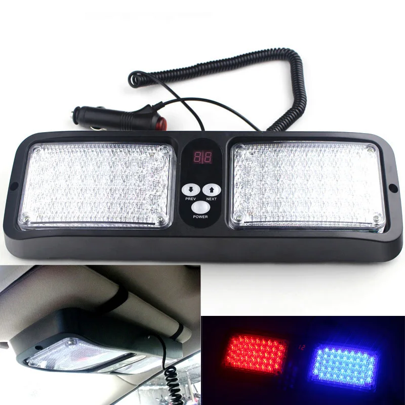 Предупреждение ющий солнцезащитный козырек светодиодный стробоскопический