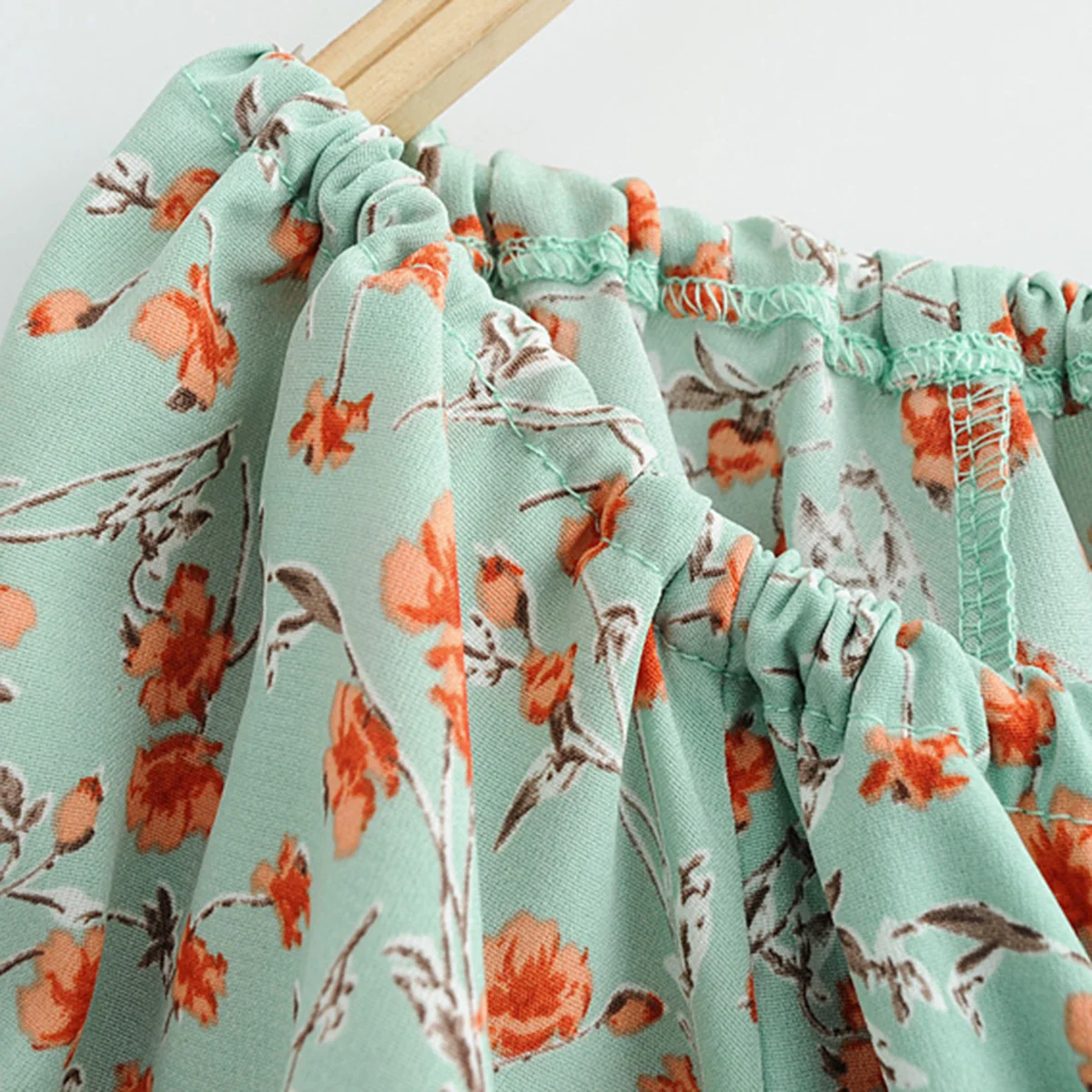 

Floral Print Mini Dress Women Puff Short Sleeve Lace Up Vestidos Female Streetwear Clothes Elegant Summer Holiday Sundress