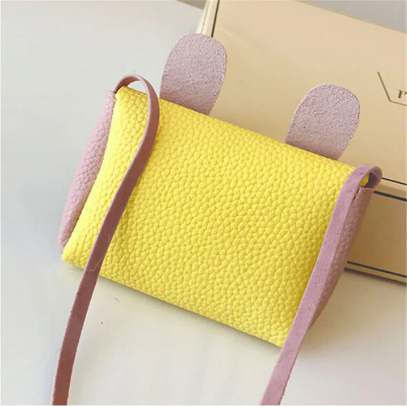 Девушки Портмоне Crossbody Курьерские сумки бумажник дети кролик сумка кошелек для монет сумка кошелек для младенцев Детские Сумки