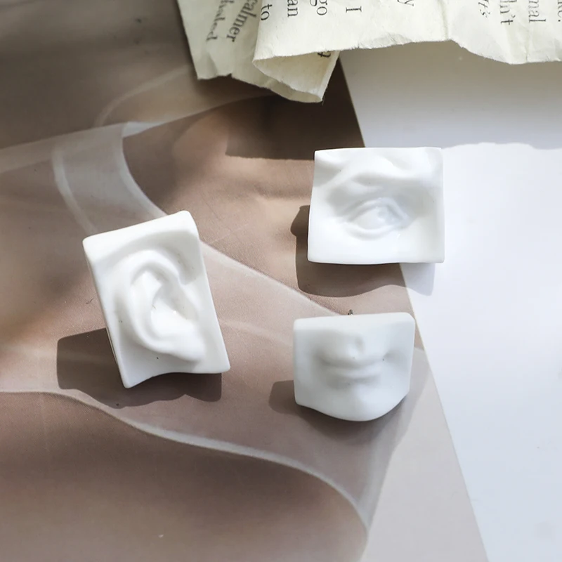 

SHANGZHIHUA 2021 новый корейский тренд весело Акриловые Глаза рот ухо шпильки женские модные вечерние серьги подарок